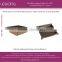 Square desktop Leather Storage tray for Sundries