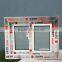 high quality double tempered safety glass upvc sliding window