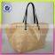 Jute shoulder bag style women fashion shopping handbag