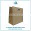 Nice Customized White and Brown Kraft with Die Cut handle Paper Bag