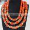 new model bridal wedding coral beads jewelry set red coral beads design jewelry