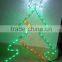 2D Led Christmas Tree Rope Light with a White Star on Top