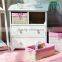 wooden cabinet with basket drawers/wood closet cabinet with drawers/small living room storage cabinet