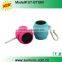 New!Portable outdoor hook silicone waterproof bluetooth stereo speaker