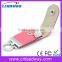 Best Promo Gifts 2016 Leather USB Flash Drives with Free Embossed Logo