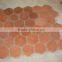 Floor carpets, terracotta tiles