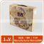 Printing folding carton box corrugated box with handles