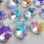 6.28 -8 12 Iridescent AB Asfour Full Lead Crystal 14mm Octagon Beads Shabby Chic Aurora Borealis Prisms