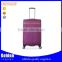 purple color cheap fabric luggage bag 210D lining materical suitcase bag