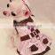 butrerfly Dog Harness Dress 4 Piece Set includes Dress, Hat, Panties
