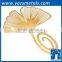 gold plating metal custom etched bookmark