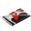 Good looking and super slim leather wallet power bank for woman