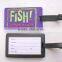 Accept custom design pvc luggage tag for travel in 