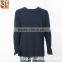  express mens' round neck long sleeve jumper 100%cotton plain/rib handmaking autumn knitted sweater in china factory