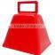 2.2'' cow bell in custom colors with strap or lanyard as noise maker