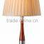 thicken base enery saving desk lamp poly lamp base with black hardback barrel shade for bedside reading