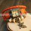 In Stock Women's Ladies Girls Retro Xmas Party Brithday Gift Heart Dress Quartz Wrist Hand Charm stainless steel back watch case