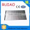 aluminium curtain bellow cover with rubber strips protection machine shield for cnc machine