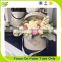 customized white paper Flower box with handle