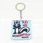 Yiwu Manre customized rubber animal designed keychain 2d pvc key ring keychain manufacturers