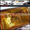 4 inch Square Yellow Fog Light Auto H4 Halogen sealed beam with Shell