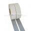 Shoes reflective logos silver color reflective PU backside leather