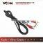 2015 High End 2 RCA Audio Roll Cable
