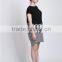 New Women casual shirt dress short sleeves bamboo Plus Size maternity stripe long shirt dress