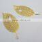 copper leaves bookmark,gold bookmark