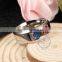 8MM Stainless steel colorful zircon round ring fashion women ring wedding jewelry 6260433