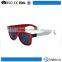 Hot color interchangeable rubber temple tips logo printing wholesale fashion sunglasses