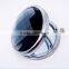 Black plastic cosmetic mirror compact mirror pocket mirror