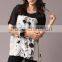 Pretty Steps 2016 Fashion Women's Summer Short-sleeve Top Ladies Chiffon Blouses Shirts