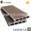 Waterproof hollow tongue and groove composite decking