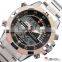 SHARK Mens Analog Digital Stainless Sport LED Chrono Wrist Watch