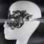 Have stock! Hotting sale phenix pierced lace eye mask, masquerade/ party/halloween lace mask