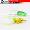 SGWF-22 artifical floating soft plastic frog , resin skirts, 3D eyes, 50mm/9g