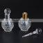 12ml Empty Clear Glass Perfume Bottles With Glass Stick Stopper and Aluminum Cap for Essential Oil Packaging