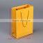 Biodegradable promation red custom made paper bags packaging bags with cotton handle