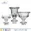six styles clear footed glass bowl for storage containers set dinnerware