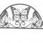 butterfly plastic garden decorative fence