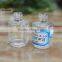 Wholesale 15ml Empty Round Nail Polish Bottle Clear Glass With Agitator Black Cap