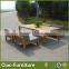 Patio sofa teak wood sofa set outdoor furniture