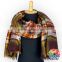 Turkish Pashmina Shawl Red Plaid Winter Shawl Kids Latest Design Shawl