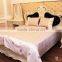Hand embroidered blanket and pillowcases, 100 handmade in Vietnam