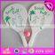 Hot new product for 2015 wooden beach racket set,Summer sports game beach paddle,beach rackets,2pcs racket with 1 ball W01A112