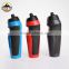 600ml PE Plastic Sports Water Bottle Bpa Free Plastic Squeeze Water Bottle With Nozzle