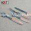 Personalization and round plastic handle stainless steel cutlery set