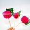 Art toothpick christmas decoration Cocktail decoration for party 3D fruit toothpicks