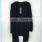 2016 Woman Black Knit Linen Cardigan Sweater Prevent Bask in Unlined Upper Garment